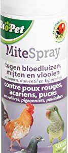 BSI 15061 Biopet Mite-Spray Naturel Contre poux Rouges/Mites des Plumes/puces