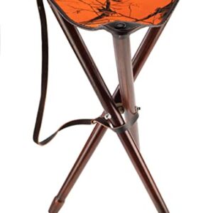 Januel Arcy Siège trépied Adulte Unisexe, Camouflage sous-Bois Orange, Unique