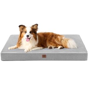 EHEYCIGA Mémoire de Forme Coussin pour Chien, Lit pour Chien Orthopédiques de Grande Taille et Doublure Imperméable, Matelas Chien Panier Chien Tapis pour Chien Lavable