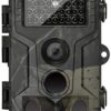 Caméra de Chasse 24MP 1080P IP65 Étanche, Caméra Surveillance avec 42Pcs LED Vision Nocturne Infrarouge Jusqu’à 80FT/25m et Grand Angle 120°