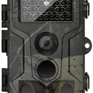 Caméra de Chasse 24MP 1080P IP65 Étanche, Caméra Surveillance avec 42Pcs LED Vision Nocturne Infrarouge Jusqu'à 80FT/25m et Grand Angle 120°