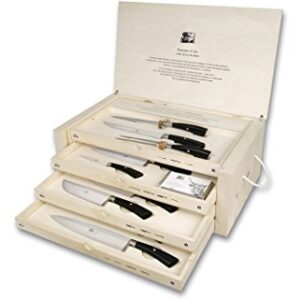 Coltellerie Berti – Il Trinciante Completo – forgé Ensemble de couteaux de cuisine