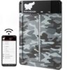 RUN-CHICKEN Porte de poulailler Automatique avec batterie, Détection de la lumière, Minuterie du soir et du matin, Aluminium porte automatique poulailler, trappe poulailler, Modèle T50 Camouflage Gris