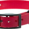 Collier Xtreme Polyuréthane – Boucle Double – 16 Coloris (1.9 x 0.25 x 45 cm, Rouge)