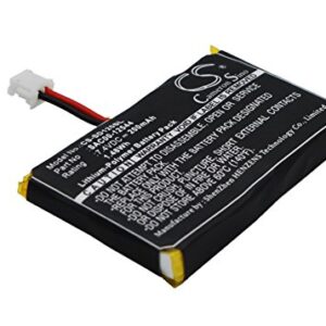 TECHTEK Batteries Compatible avec [Sportdog] HoundHunter SD-3225 SR-300 receiver, ProHunter SD-2525 SR-300 receiver, SD-1225 Trainer Receiver, SD-1225E Receiver, SD-1825 Trainer Receiver, SD-1825 FBA