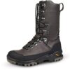 Härkila Bottes de chasse doublées Driven Hunt GTX en cuir pour homme – Bottes d’hiver imperméables pour la chasse, marron foncé, 40 EU