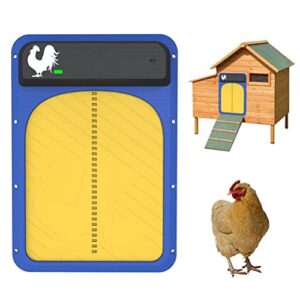 Cricia Porte de poulailler Automatique Multi-Modes contrôle de minuterie de Porte entièrement en métal détection de lumière poulailler Porte de contrôle de minuterie Porte de poulailler