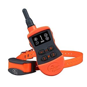 SportDOG – Collier de Dressage pour Chien avec Télécommande SportTrainer, Submersible, Rechargeable, 10 Niveaux de Stimulation Électrostatique, Vibration, Signal Sonore - Portée 500 m