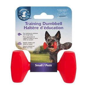 Haltère d'éducation Company of Animals - Flotte, à lancer, classique des jouets à rapporter, dressage de chiots et chiens de chasse. Accessoire pour petits chiens et chiots, super résistant (Taille S)