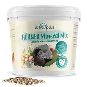 Ida Plus - Mélange Minéral Poules 5 Kg - Mélange unique de Chaux de Nourriture Minéraux avec Anis - Minéraux précieux pour une meilleure qualité Coquille d'oeuf