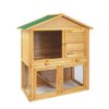 MaxxPet Jana Stylo d’extérieur – Clapier à Lapins/Poulailler – Convient aux Petits rongeurs, également aux Poules – Clapier extérieur en Bois – 85 x 45 x 97 cm