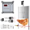 Kotsy Ouvre-Porte Automatique de poulailler- Porte à Poulet en Métal Robuste, la Porte du capteur de lumière, Porte en Aluminium