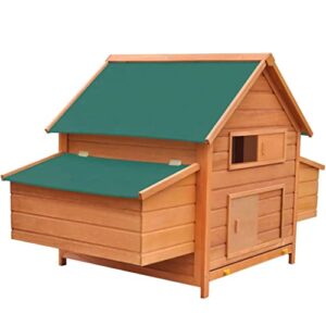 vidaXL Poulailler Bois Poule Canard Terrasse Jardin Caisse Enclos Cage Animaux