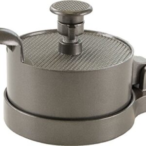 EUROHUNT Burger Presse Papier, 1000 Entre Couches BBQ Grill Accessoire, Aluminium, diamètre 11, 5 cm