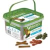 WHIMZEES Boîte de Variété, Friandises Naturelles pour l’Hygiène Bucco-Dentaire à Mâcher pour Chien de Petite Taille, Taille S, Boîte de 56 Pièces