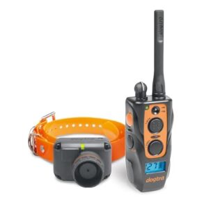 Dogtra 2600 T&B Collier de Dressage et Repérage, 127 Niveaux de Stimulation Électrostatique précis avec Ecran LCD et Vibration, Étanche IPX9K, 3 Modes de Localisation- Système 1 Chien - Portée 1500 m