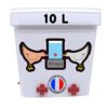 Abreuvoir automatique pour Poules 10L et 6 Abreuvoirs poules en acier inoxydable, prêt à l’emploi Accessoire Poulailler, Poussins et Enclos de Poules Pondeuses, Abreuvoir poules Anti Gaspillages