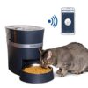 PetSafe Distributeur de Croquettes Automatique Connecté Smart Feed Smartphone pour Chien/Chat (iPhone ou Android) – Portions ajustables, avec minuterie, bol en acier inoxydable, 24 Tasses – 5,7 litres