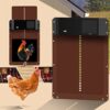 O’woda Couvercle de Poulet Automatique, Porte de Poulet, ouvre-Porte poulailler avec minuterie et capteur de lumière