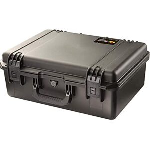 PELI Storm IM2600 valise de transport extrêmement résistante, étanche à l'eau et à la poussière, capacité de35L, fabriquée aux États-Unis, avec insert en mousse personnalisable, couleur: noire