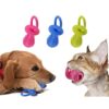 Sucette Jouets anti-stress pour chiens jeux chien à mâcher jeux pour chiens de petite et moyenne taille nettoyage dentaire jeux interactifs pour chiens, jeu à grignoter en caoutchouc souple