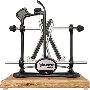 Warthog Sharpeners V-Sharp Classic II Elite Aiguiseur Diamant, Mixte, 580010, Noir, 20 x 6,5 x 21,7cm