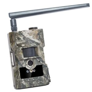 Bolyguard 4G Caméra de Chasse GSM 24MP 1080P Camera Vision Nocturne Apareille Photo Caméra de Surveillance Infrarouge28 LEDs Vision Nocturne Traque IR Piege Photographique Imperméable IP66 (Style-1)