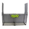 TRAPGALLIER piège Cage Capture Renards 150X70X40 2 entrées à appât Fil 4mm