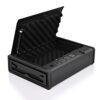 Coffre-fort Pour Armes À Feu Pour Pistolets À Accès Rapide Avec Empreintes Digitales Biométriques Et Serrure À Clé, Coffre-fort De Sécurité Pour Armes De Poing Pour Voiture De Chevet