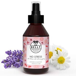 Belly Spray Anti Stress pour Chien - 250ml - Calmant Naturel pour Chien - Réduit Le Stress des Chiens - À la Lavande - Spray Apaisant pour Chien en Voyage - Alternative au Panier Chien Anti Stress