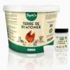 Terre de Diatomée Blanche Alimentaire | Poudre Traitement Chat, Chien, Poule | Répulsif Naturel Anti-Insectes, Fourmis, poux Rouges, puces, punaises de lit | Maison, Jardin, Potager