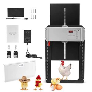 SMAUTOP Porte de poulailler Automatique,Détection de la lumière,pour Un élevage de Poulets sécurisé