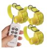 avec 3 Colliers Beeper Collier de Dressage de Chien télécommandé for Chien de Chasse dans Les Colliers de Suivi Rechargeables