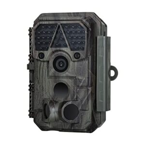 Meidase P60 Caméra de Chasse 32MP 1296P 30FPS H.264 Vidéo, Jusqu' 30m Camera Chasse Infrarouge Vision Nocturne, Vitesse de Dclenchement 0,1s et Angle, IP66