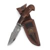 Couteau de Chasse en Acier de Damas Fait Main BIGCAT ROAR : L’Outil Indispensable pour l’Aventurier