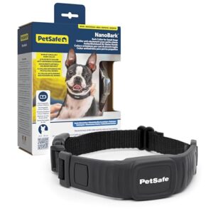 PetSafe Collier Anti-aboiement NanoBark Ultra-Compact et Rechargeable pour Les Chiens de Petite et Moyenne Taille, étanche et Robuste - Résultats Visibles en Seulement 2 semaines
