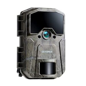 CEYOMUR Caméra de Chasse, 20MP 1080P HD avec Vision Nocturne à LED Infrarouges Invisibles 940nm, Temps de Déclenchement 0.3s, Étanche Ip66 pour la Surveillance Faune la Surveillance à Domicile