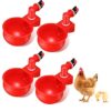 4 pcs,Abreuvoir Poules，Volaille Automatique Abreuvoir ，Abreuvoirs Automatiques De Poulet ,Outil D’Abreuvement pour Volaille,Convient Aux Oiseaux, Volailles, Pigeons, Poulets, Canards