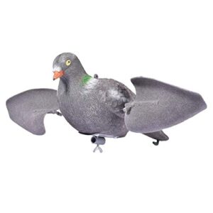 1 Leurre De Pigeon, Leurre De Colombe À Aile Tournante Pour La Chasse À La Colombe, Leurre De Mouvement De Pigeon Extérieur Avec Ailes Mobiles Pour Décor De Jardin, Accessoires De Chasse À La Colombe
