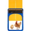 HEYOUTH Porte Automatique de Poulailler,avec Capteur de Lumière,Ouverture et Fermeture Automatiques – Protection Intelligente de la Volaille