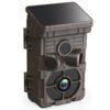 Caméra de Chasse Solaire 24MP 1080P, Camera de Chasse Nocturne Batterie Intégrée Rechargeable, Camera Chasse Infrarouge Temps de Déclenchement 0,1s IP66 Étanche pour l’observation de la Faune