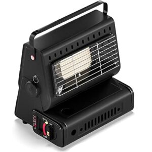 Chauffage au gaz portable 1,3 KW pour l'extérieur, chauffage de tente, chauffage mobile, chauffage de camping, chauffage au gaz, chauffage de camping, mini chauffage au gaz sans cartouches de gaz
