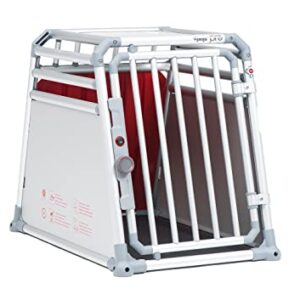 4PETS - Cage pour Chien Pro 2 Taille M - pour Chien de Moins de 30 kg - Caisse de Transport Aluminium Certifiée TÜV