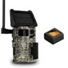 SPYPOINT – Caméra solaire cellulaire Link-Micro-S-LTE à 4 LED, flash Infrarouge, détection et portée du flash de 24 m, image 10 MP, vitesse de déclenchement 0,4 seconde