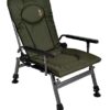 Chaise de pêche Carp F5R – Chaise de camping de luxe pour la pêche à la carpe – Table offrant une hauteur supplémentaires