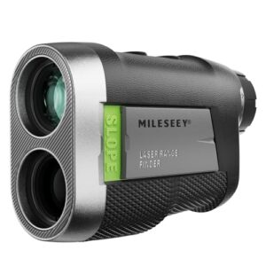 MiLESEEY Télémètre de Golf Rechargeable Chasse avec Interrupteur Slope on/Off, Télémètre Laser magnétique Golf 1000M Flag Lock Vibration pour Chariot de Golf, précision ±0,5M