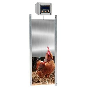 IDMarket - Portier Automatique pour Porte de poulailler programmable Heure luminosité