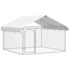 Bussandri Exclusive – chenil extérieur pour chien avec toit 200x200x150 cm