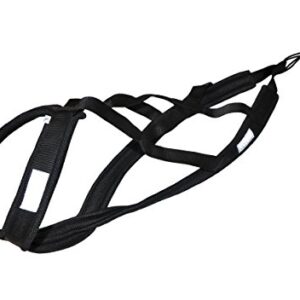 X-Back harnais pour chien pour le vélo, ski-joering, scooter, traîneau, Color noir