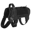 Huntvp Gilet de Harnais de Chien Tactique Gilet de Molle Militaire Gilet de Chien de Formation de Travail Réglable avec Poignée
